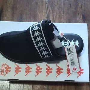 Kappa | Shoes | Kappa Black Slides Sandals New Wtags  display picture 2